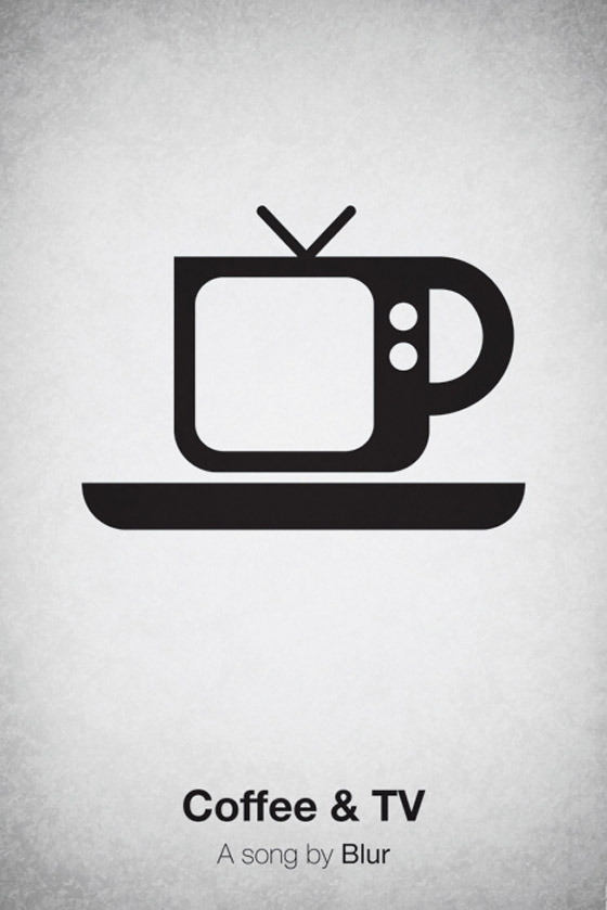 Cartaz representando Blur - Cofee and TV