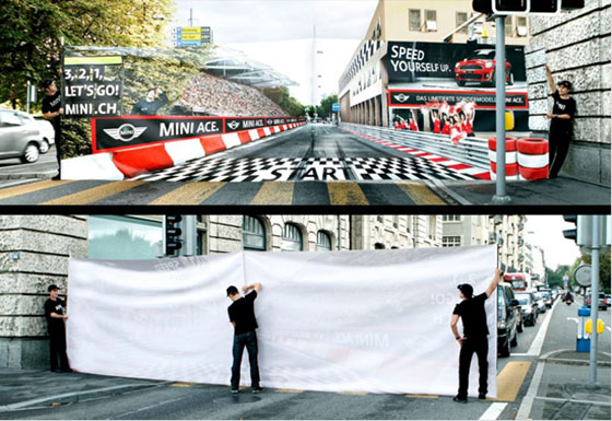 Ação de guerrilha da MINI