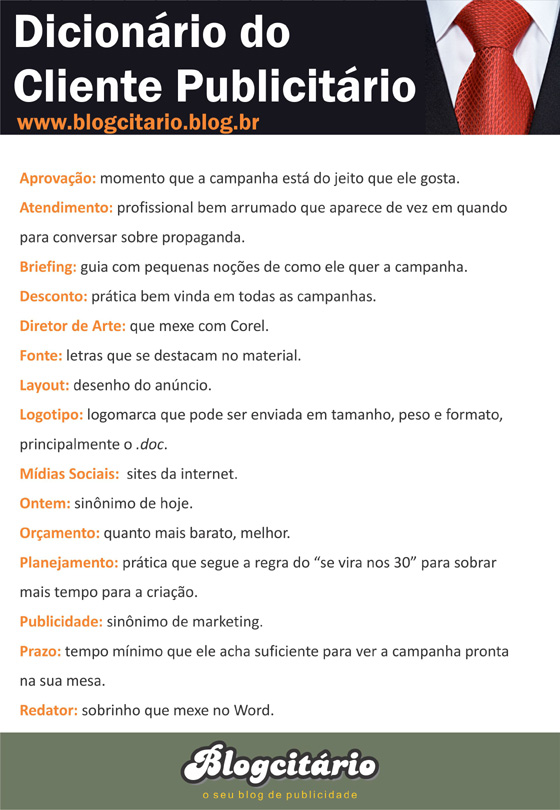 Dicionário do Cliente Publicitário