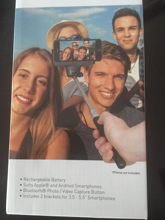 Anúncio para Pau de selfie