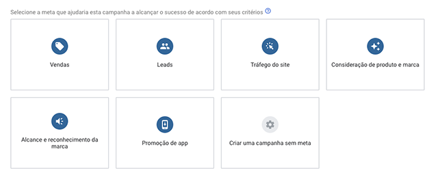 Metas do Google Ads
