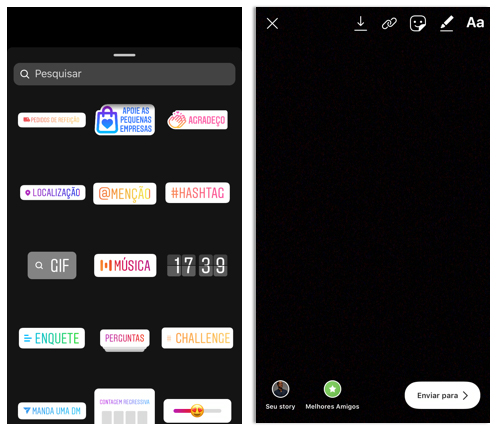 Figurinhas para criar conteúdo para Instagram